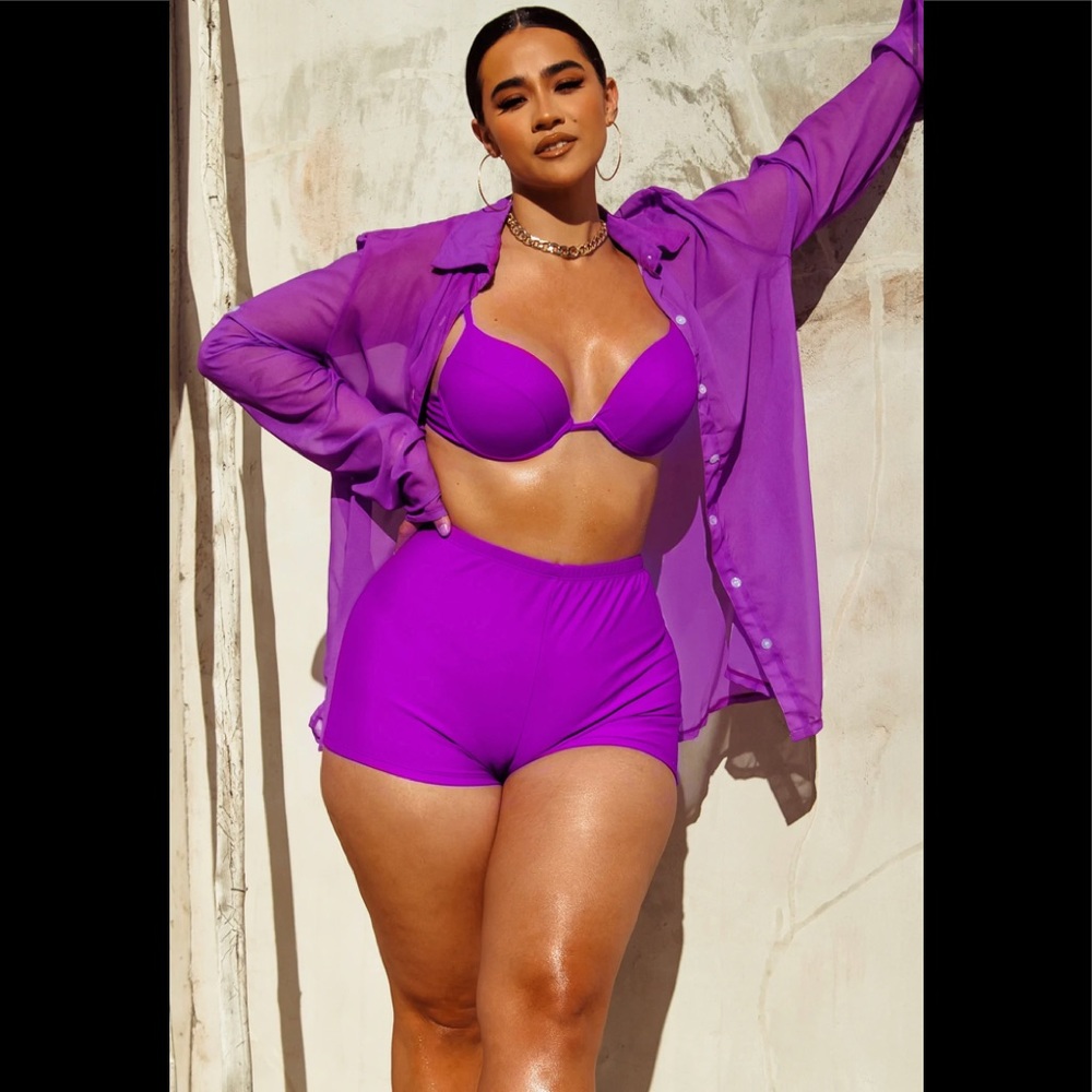 Three piece swim suit